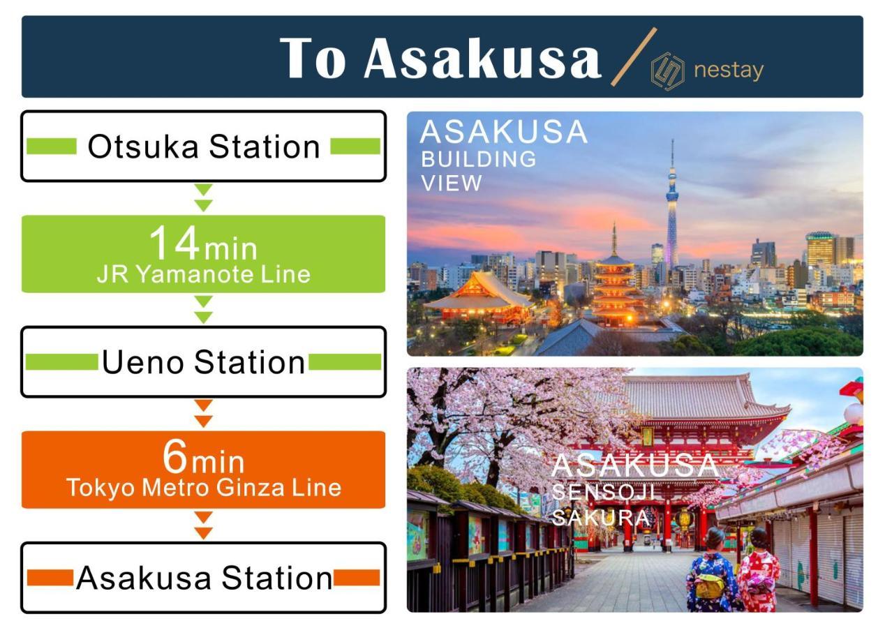 Nestay Villa Tokyo Otsuka מראה חיצוני תמונה
